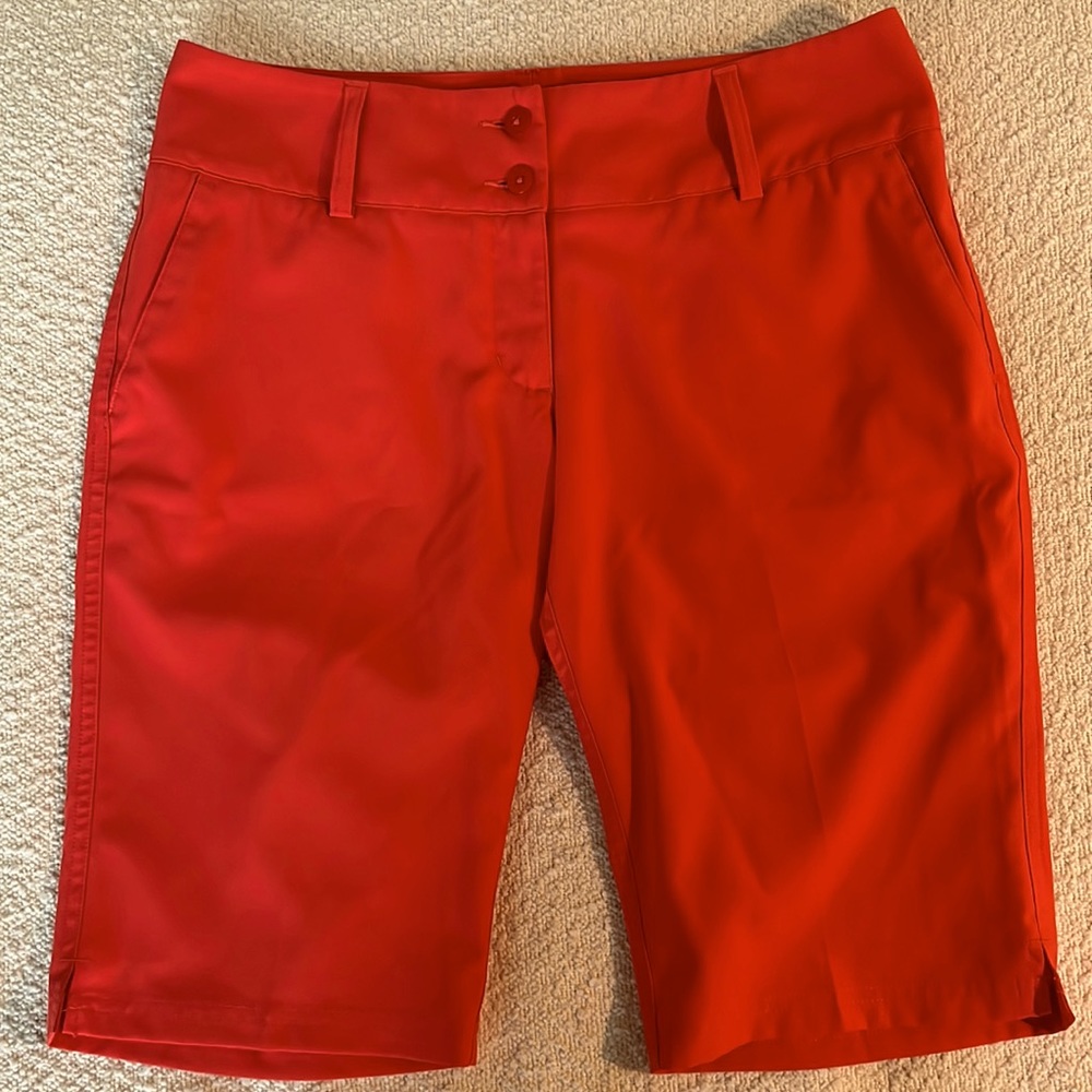 Adidas Climalite Shorts Orange size 6 golf